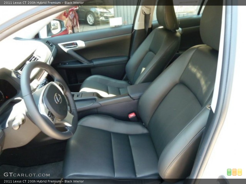 Black Interior Photo for the 2011 Lexus CT 200h Hybrid Premium #51401411