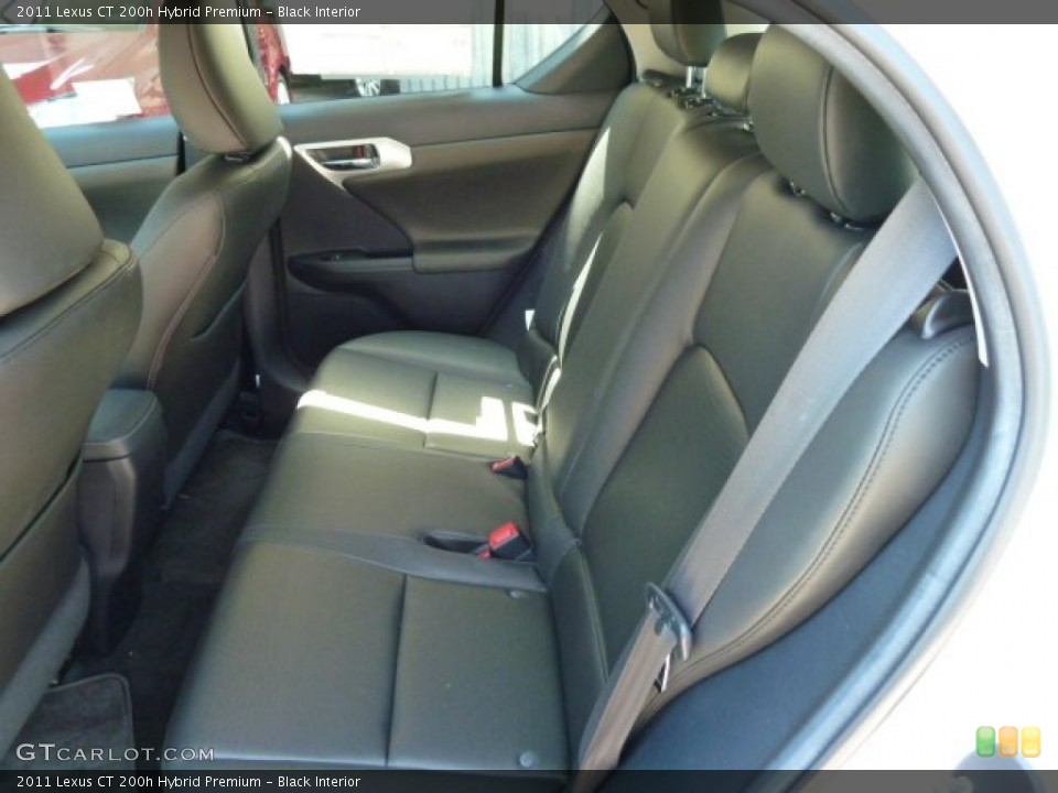 Black Interior Photo for the 2011 Lexus CT 200h Hybrid Premium #51401420