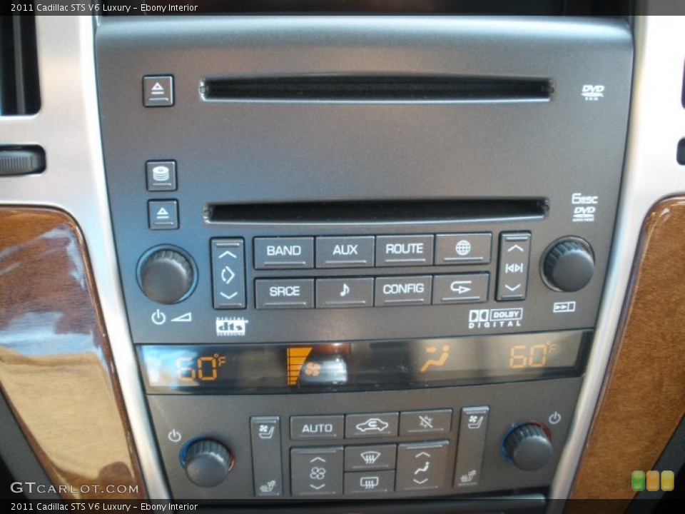 Ebony Interior Controls for the 2011 Cadillac STS V6 Luxury #51401456