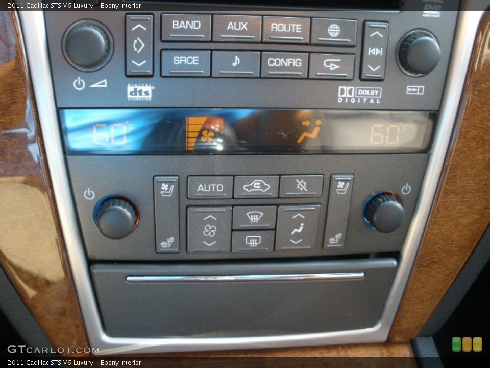 Ebony Interior Controls for the 2011 Cadillac STS V6 Luxury #51401465