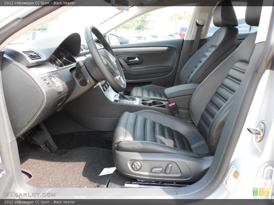 Black Interior Photo for the 2012 Volkswagen CC Sport #51405276