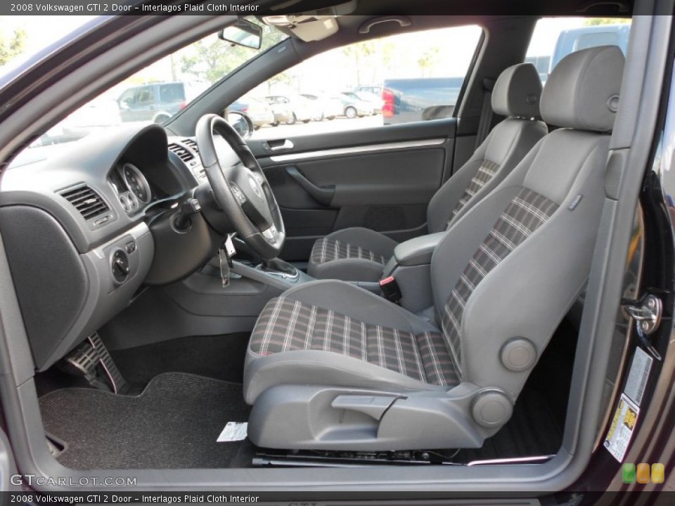 Interlagos Plaid Cloth Interior Photo for the 2008 Volkswagen GTI 2 Door #51406065