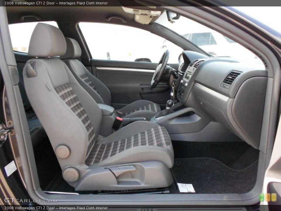 Interlagos Plaid Cloth Interior Photo for the 2008 Volkswagen GTI 2 Door #51406086