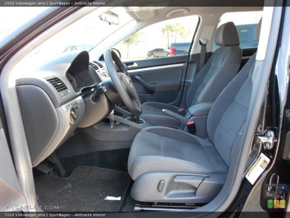 Anthracite Interior Photo for the 2009 Volkswagen Jetta S SportWagen #51406236