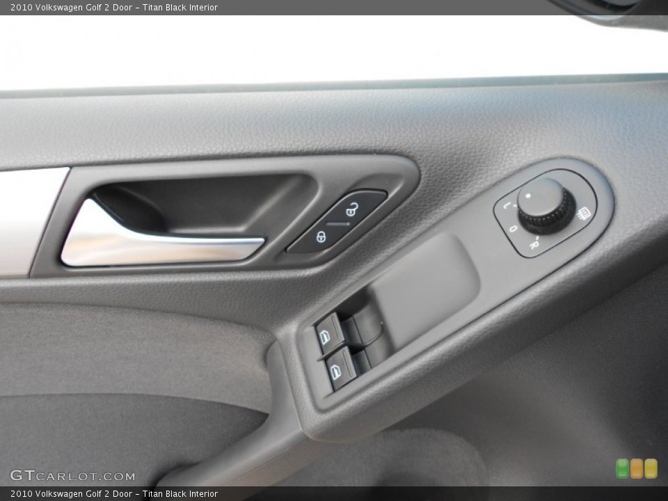 Titan Black Interior Controls for the 2010 Volkswagen Golf 2 Door #51406473