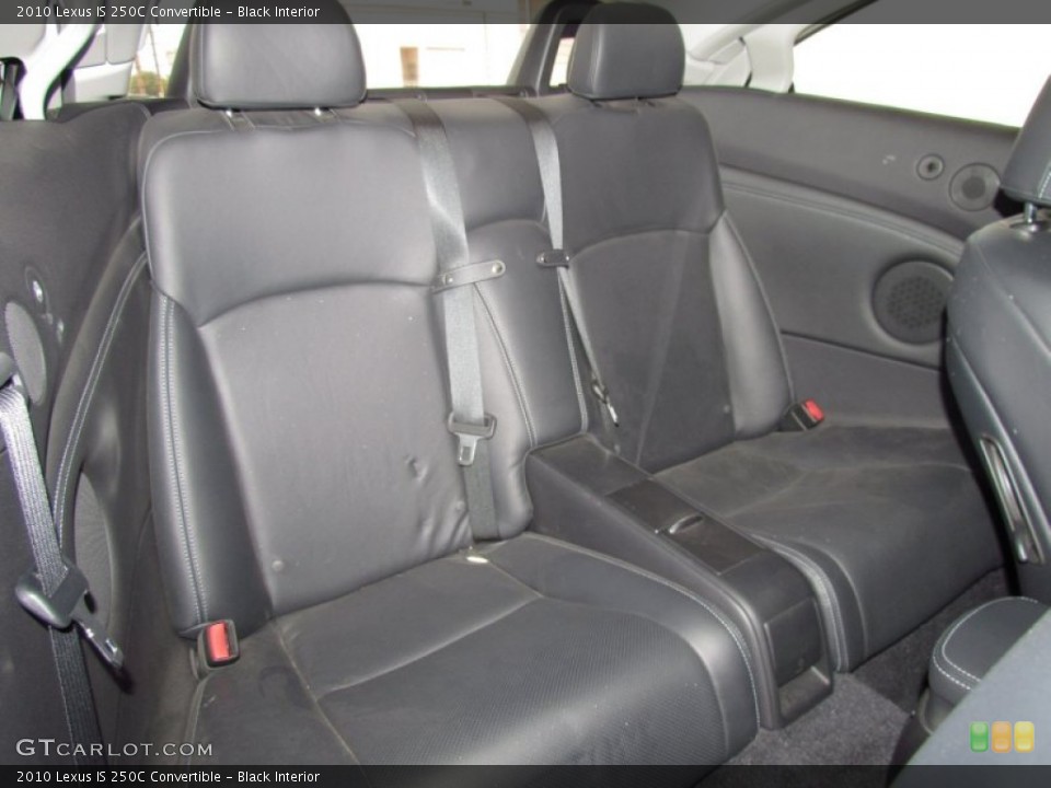 Black Interior Photo for the 2010 Lexus IS 250C Convertible #51409302