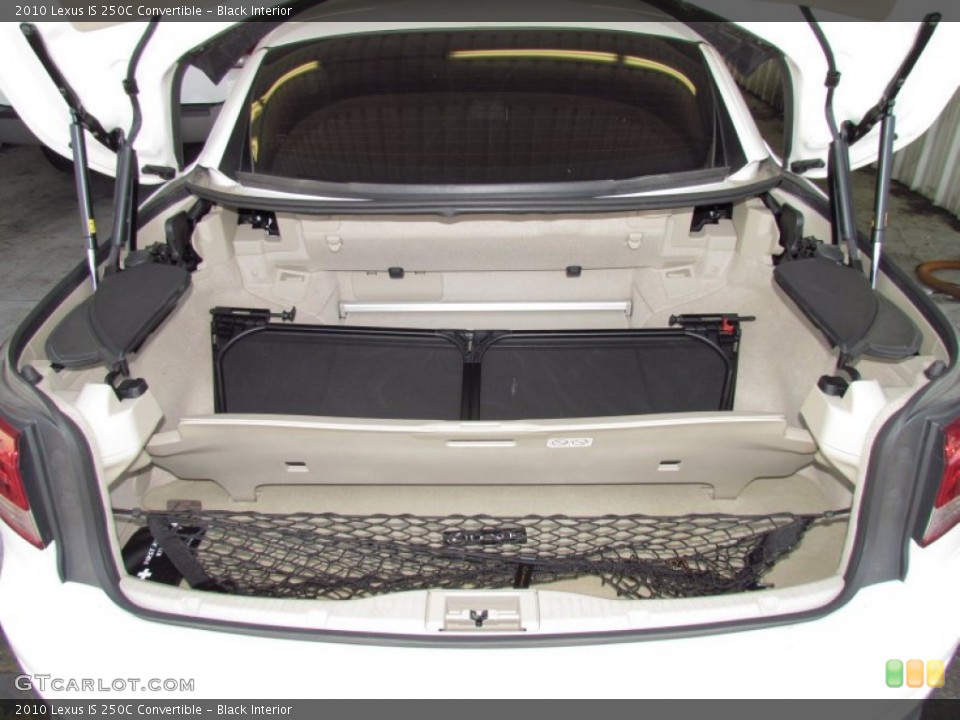Black Interior Trunk for the 2010 Lexus IS 250C Convertible #51409347