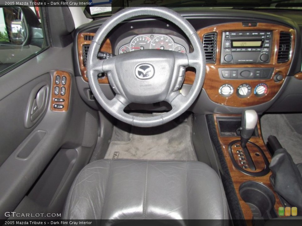 Dark Flint Gray Interior Controls for the 2005 Mazda Tribute s #51410320