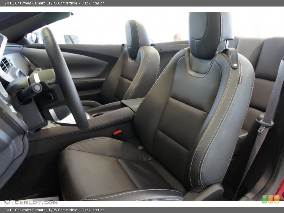 Black Interior Photo for the 2011 Chevrolet Camaro LT/RS Convertible #51410341