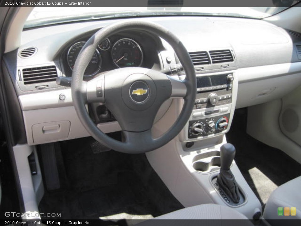 Gray Interior Dashboard for the 2010 Chevrolet Cobalt LS Coupe #51412111
