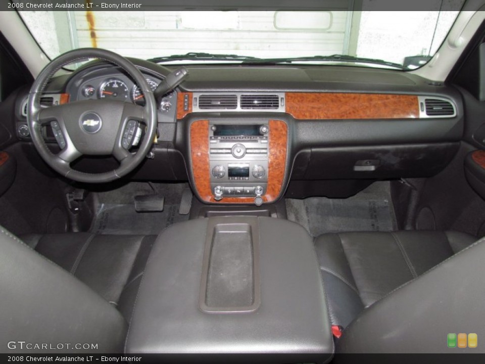 Ebony Interior Dashboard for the 2008 Chevrolet Avalanche LT #51412420
