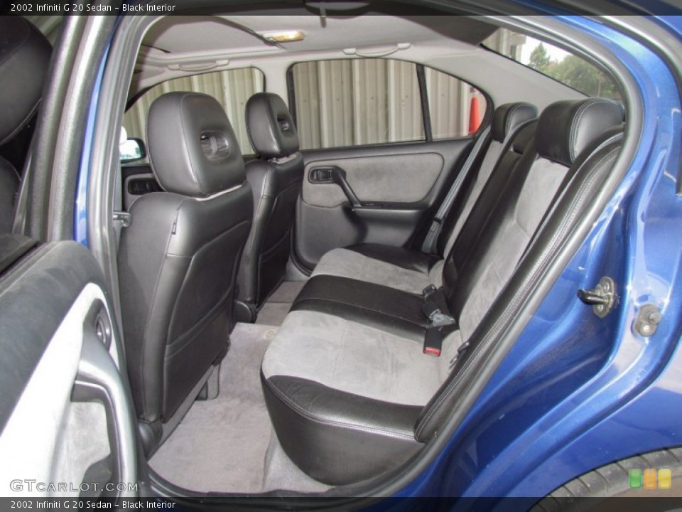 Black 2002 Infiniti G Interiors