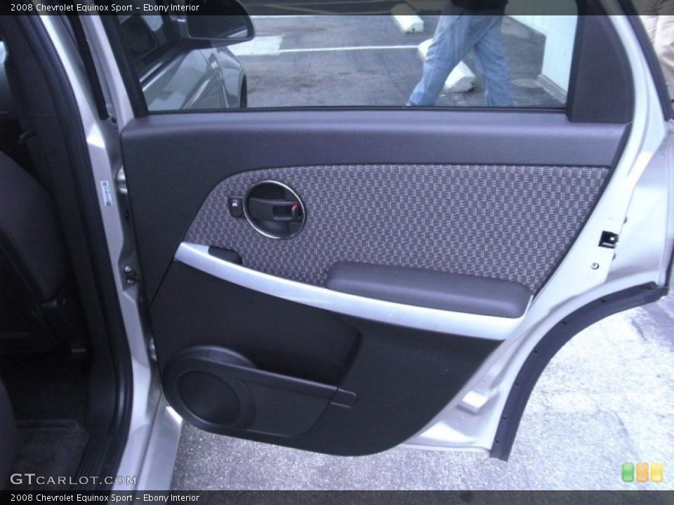 Ebony Interior Door Panel for the 2008 Chevrolet Equinox Sport #51413560