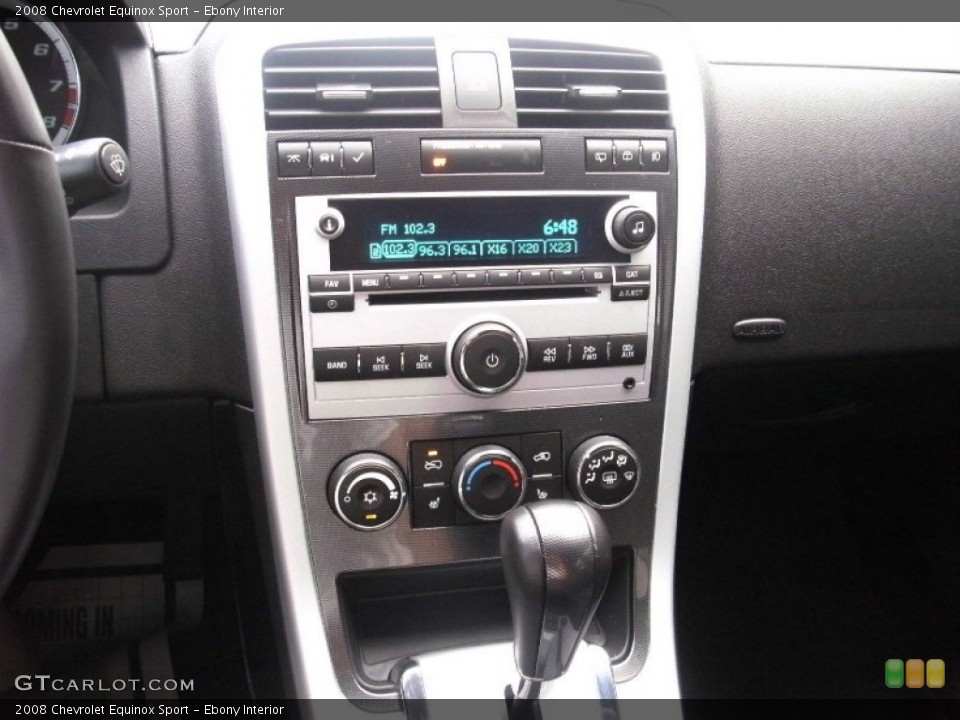 Ebony Interior Controls for the 2008 Chevrolet Equinox Sport #51413638