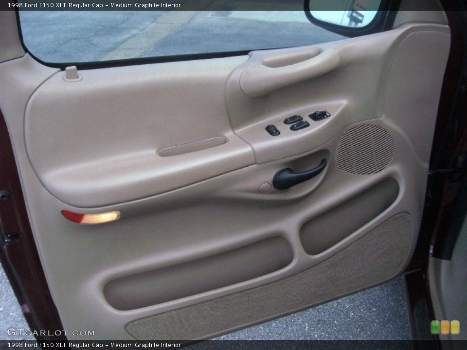 Medium Graphite Interior Door Panel for the 1998 Ford F150 XLT Regular Cab #51414067