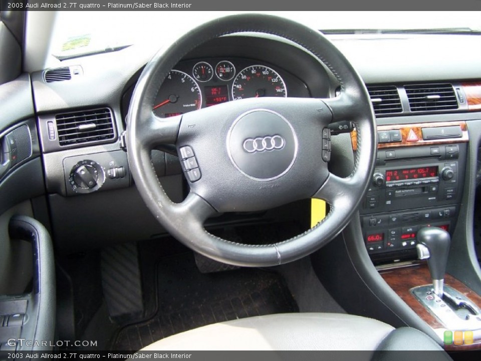 Platinum/Saber Black Interior Dashboard for the 2003 Audi Allroad 2.7T quattro #51414533