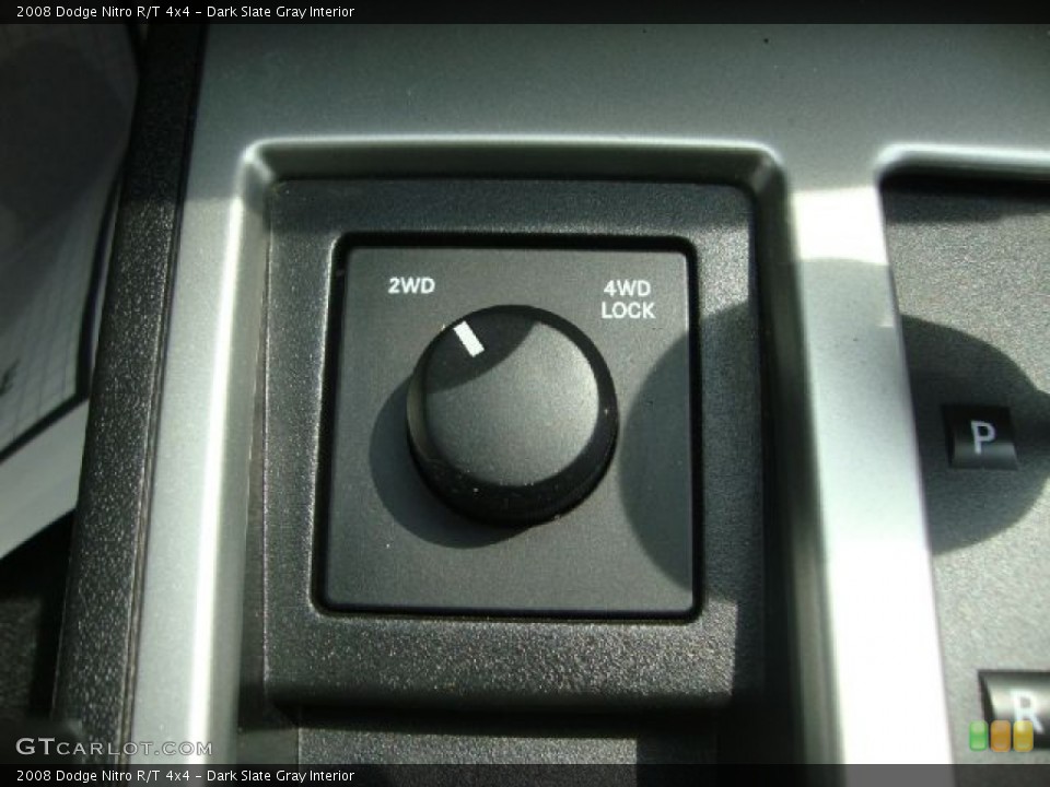 Dark Slate Gray Interior Controls for the 2008 Dodge Nitro R/T 4x4 #51416339