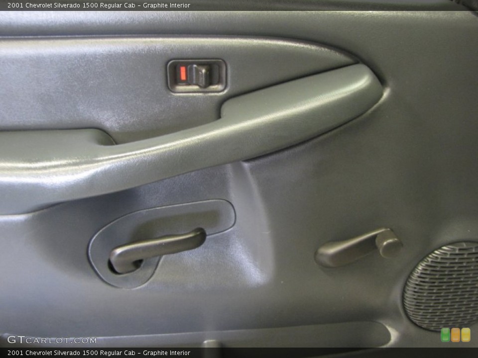Graphite Interior Door Panel for the 2001 Chevrolet Silverado 1500 Regular Cab #51416795