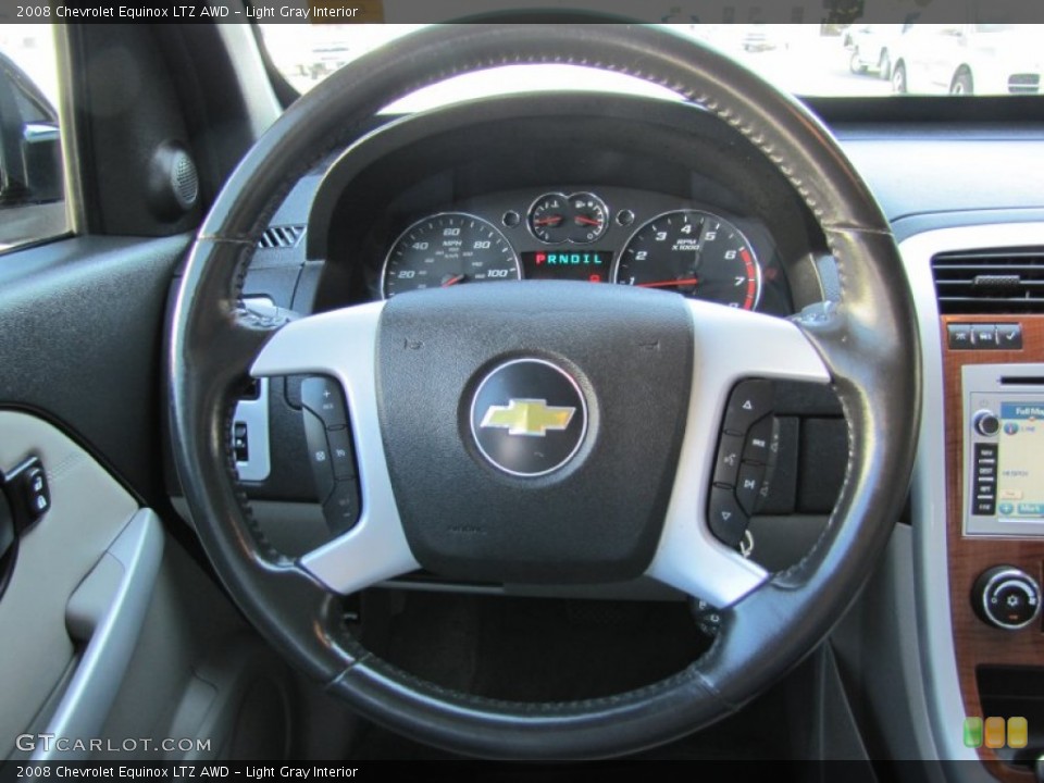 Light Gray Interior Steering Wheel for the 2008 Chevrolet Equinox LTZ AWD #51418883