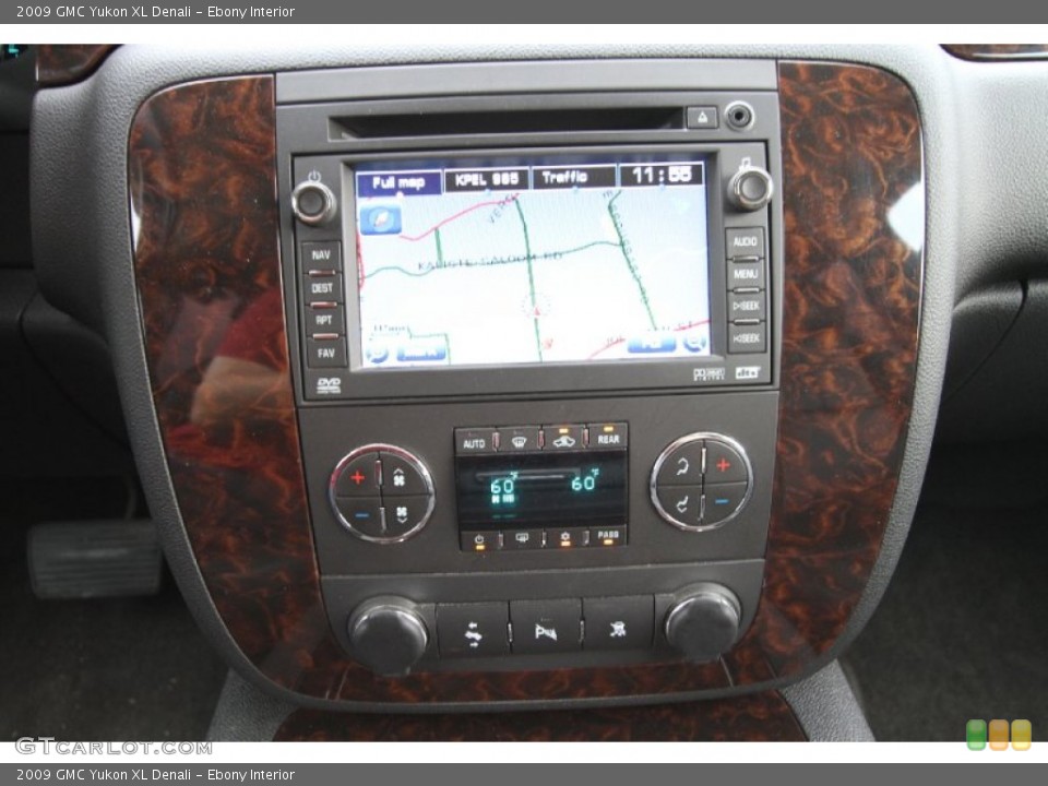 Ebony Interior Controls for the 2009 GMC Yukon XL Denali #51419601