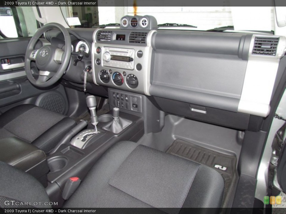 Dark Charcoal Interior Dashboard for the 2009 Toyota FJ Cruiser 4WD #51419916