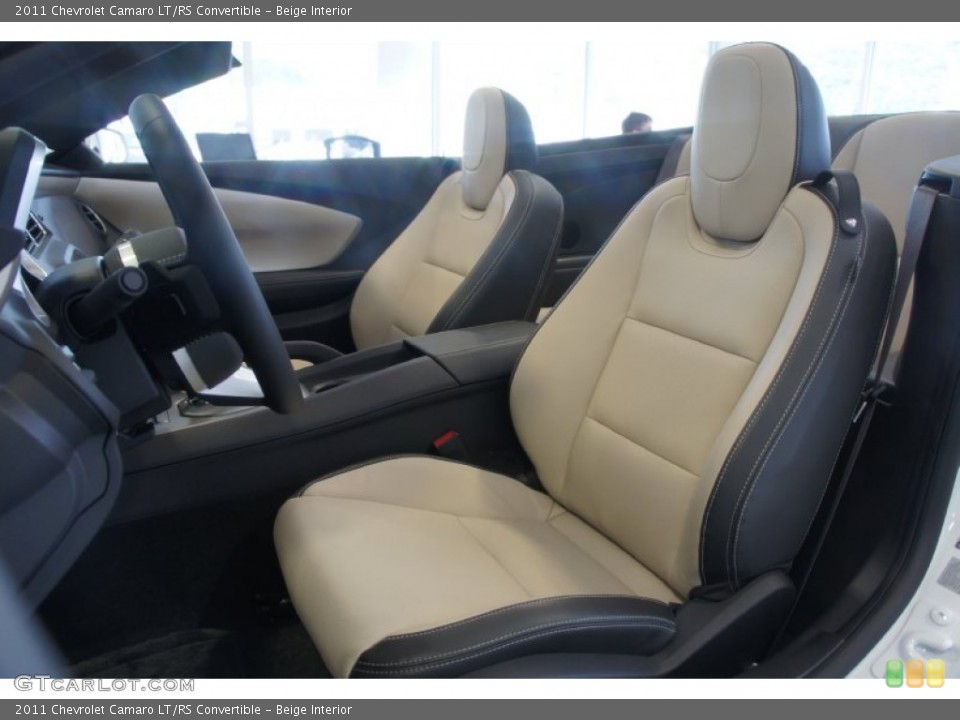 Beige Interior Photo for the 2011 Chevrolet Camaro LT/RS Convertible #51421282