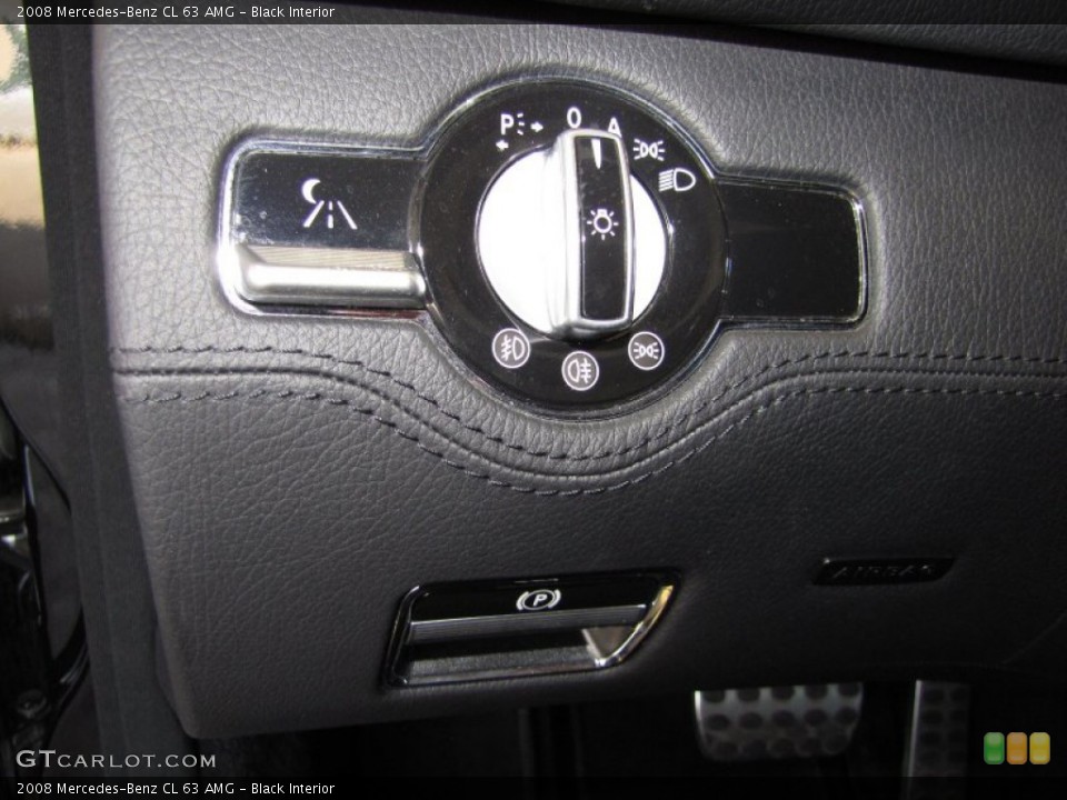 Black Interior Controls for the 2008 Mercedes-Benz CL 63 AMG #51421938