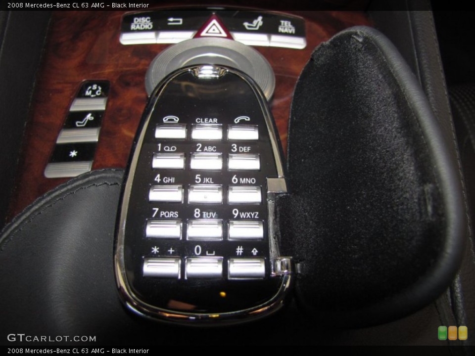 Black Interior Controls for the 2008 Mercedes-Benz CL 63 AMG #51422043