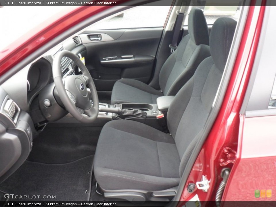 Carbon Black Interior Photo for the 2011 Subaru Impreza 2.5i Premium Wagon #51422274