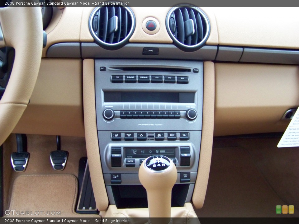 Sand Beige Interior Controls for the 2008 Porsche Cayman  #514263