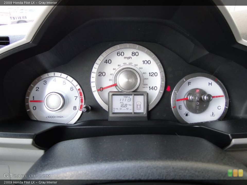Gray Interior Gauges for the 2009 Honda Pilot LX #51426462