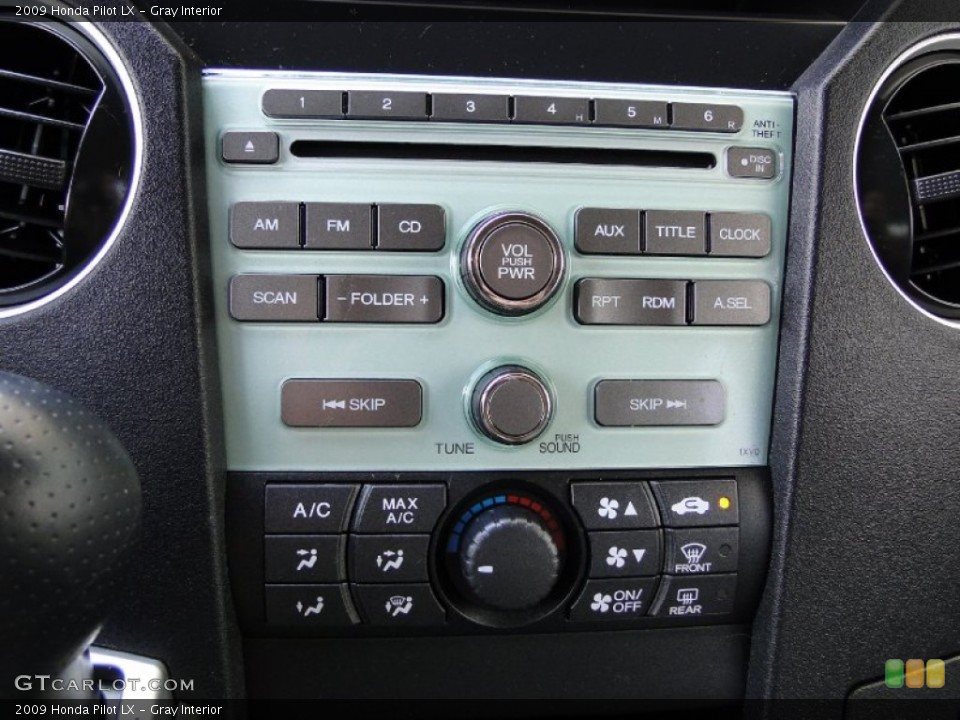 Gray Interior Controls for the 2009 Honda Pilot LX #51426513