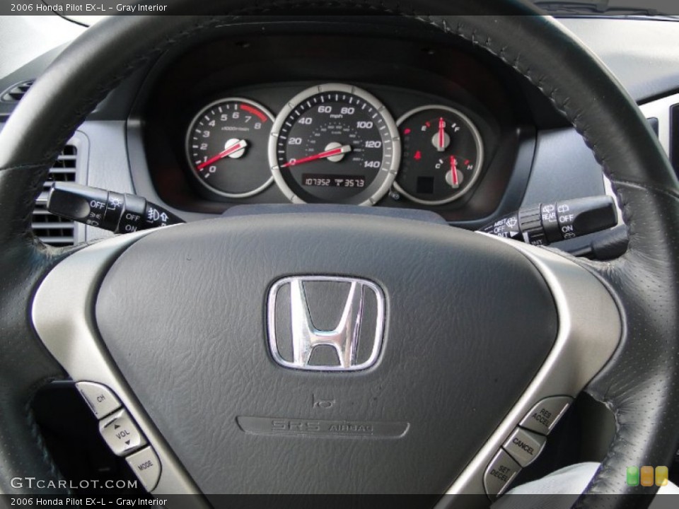 Gray Interior Steering Wheel for the 2006 Honda Pilot EX-L #51427623