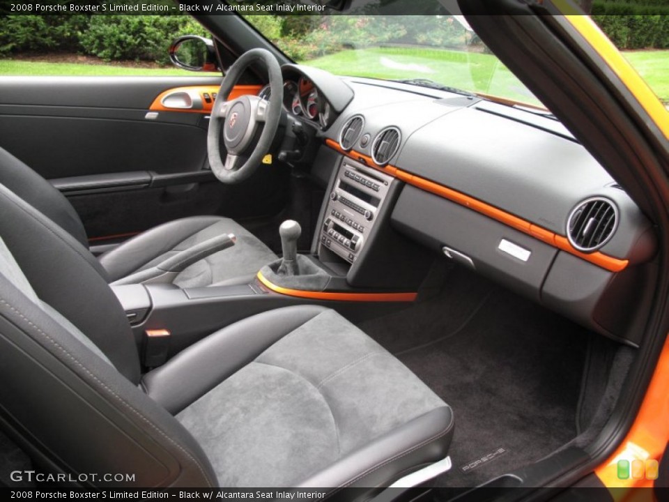 Black w/ Alcantara Seat Inlay Interior Photo for the 2008 Porsche Boxster S Limited Edition #51428133