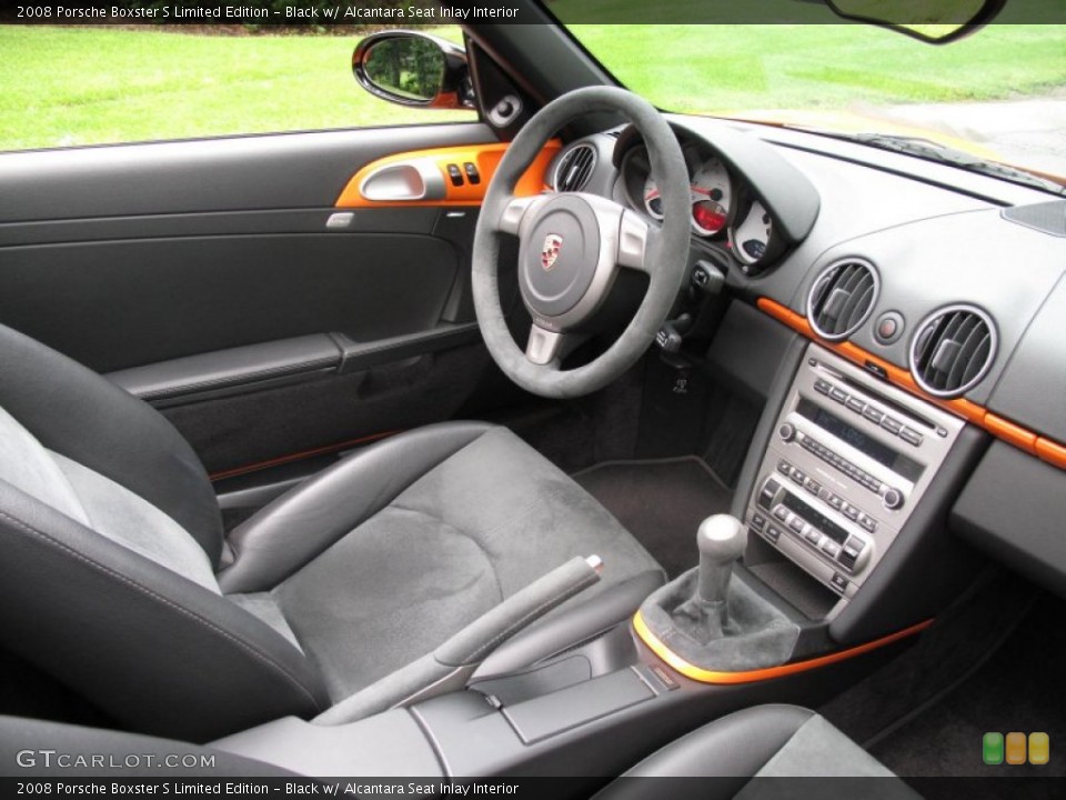 Black w/ Alcantara Seat Inlay Interior Photo for the 2008 Porsche Boxster S Limited Edition #51428163