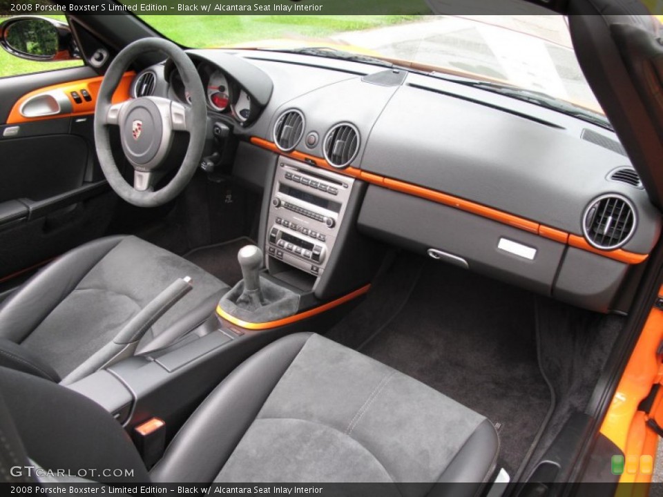 Black w/ Alcantara Seat Inlay Interior Dashboard for the 2008 Porsche Boxster S Limited Edition #51428178