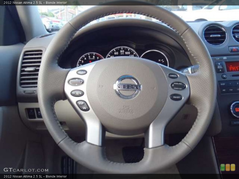 Blonde Interior Steering Wheel for the 2012 Nissan Altima 2.5 SL #51428415