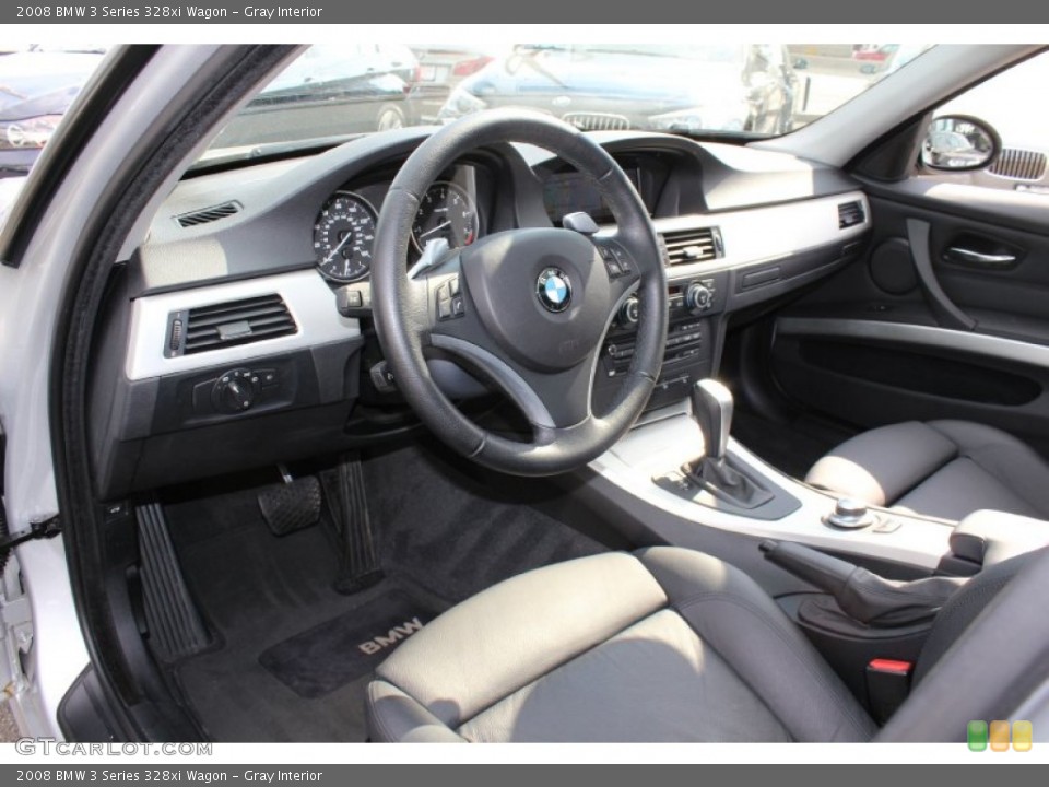 Gray Interior Prime Interior for the 2008 BMW 3 Series 328xi Wagon #51428853