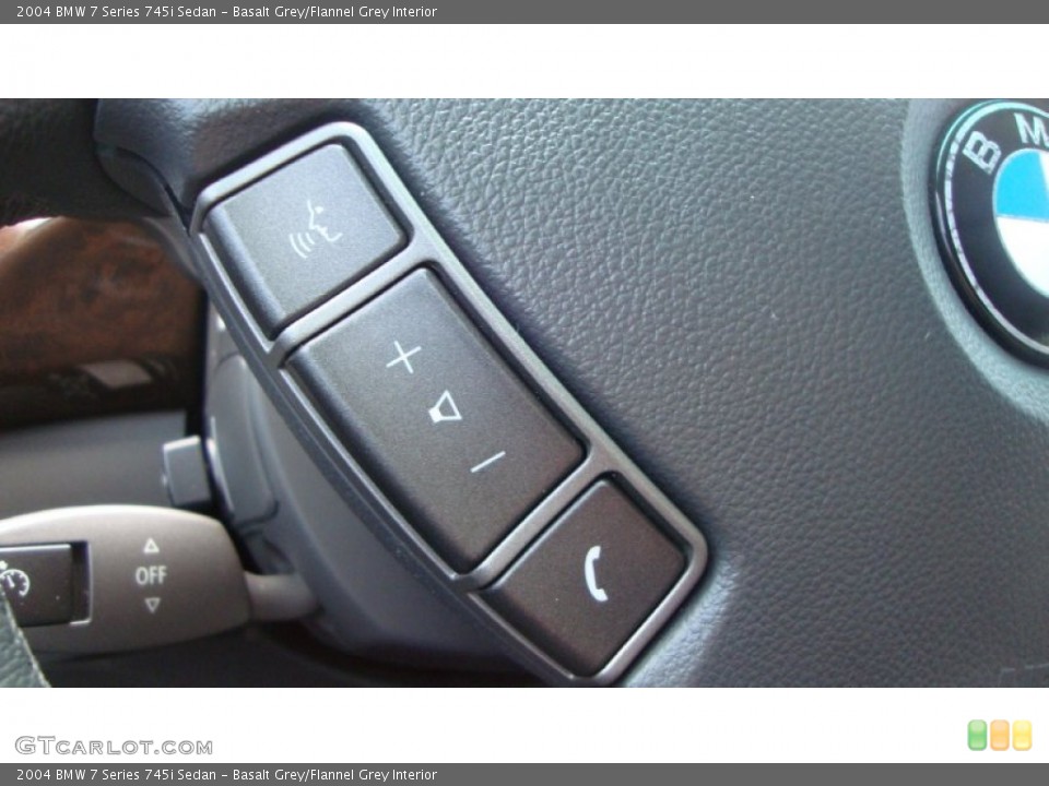 Basalt Grey/Flannel Grey Interior Controls for the 2004 BMW 7 Series 745i Sedan #51429498