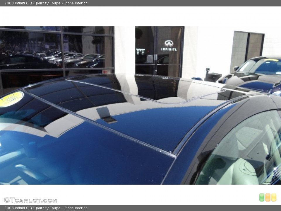 Stone Interior Sunroof for the 2008 Infiniti G 37 Journey Coupe #51430275