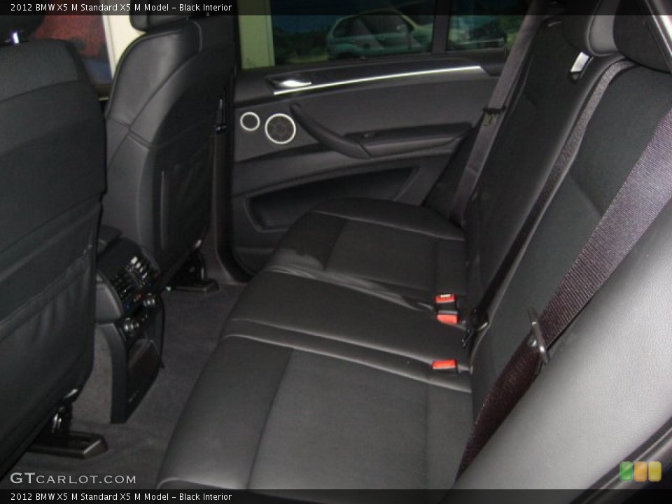 Black Interior Photo for the 2012 BMW X5 M  #51430854
