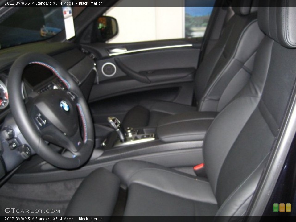 Black Interior Photo for the 2012 BMW X5 M  #51430869