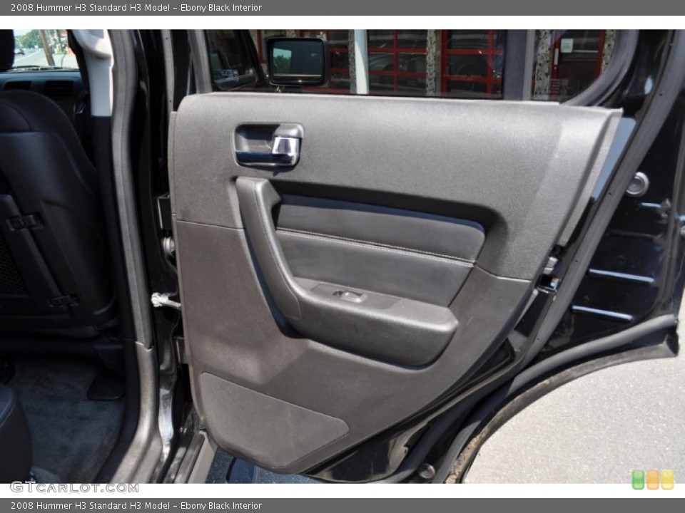 Ebony Black Interior Door Panel for the 2008 Hummer H3  #51431586