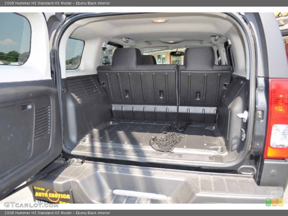 Ebony Black Interior Trunk for the 2008 Hummer H3  #51431613