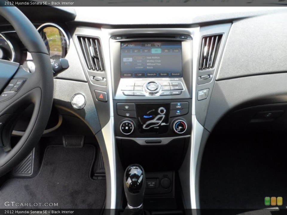 Black Interior Controls for the 2012 Hyundai Sonata SE #51431721