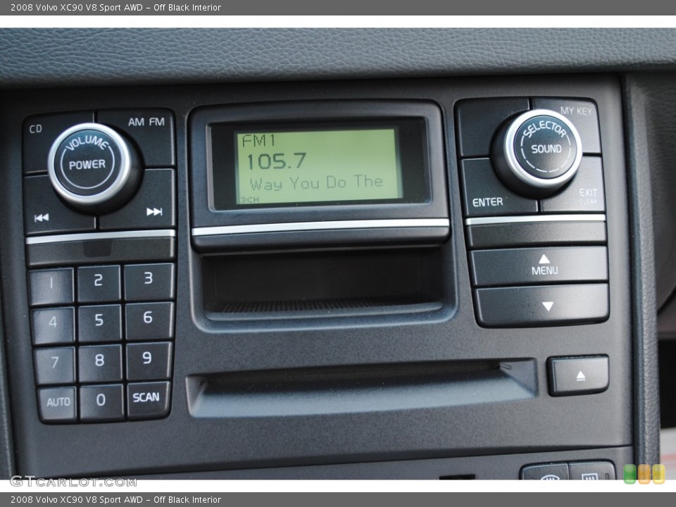 Off Black Interior Controls for the 2008 Volvo XC90 V8 Sport AWD #51433086