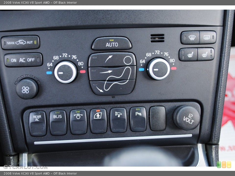 Off Black Interior Controls for the 2008 Volvo XC90 V8 Sport AWD #51433101