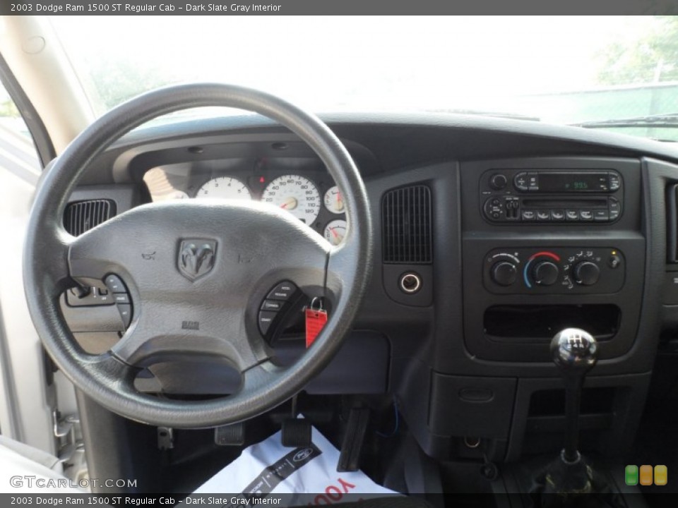 Dark Slate Gray Interior Dashboard for the 2003 Dodge Ram 1500 ST Regular Cab #51434520