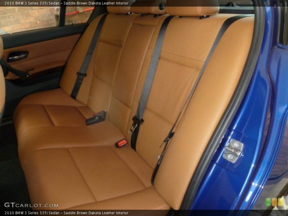 Saddle Brown Dakota Leather Interior Photo for the 2010 BMW 3 Series 335i Sedan #51435927