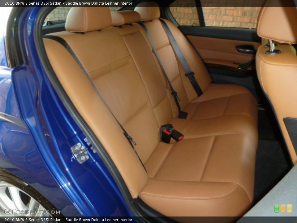 Saddle Brown Dakota Leather Interior Photo for the 2010 BMW 3 Series 335i Sedan #51435942